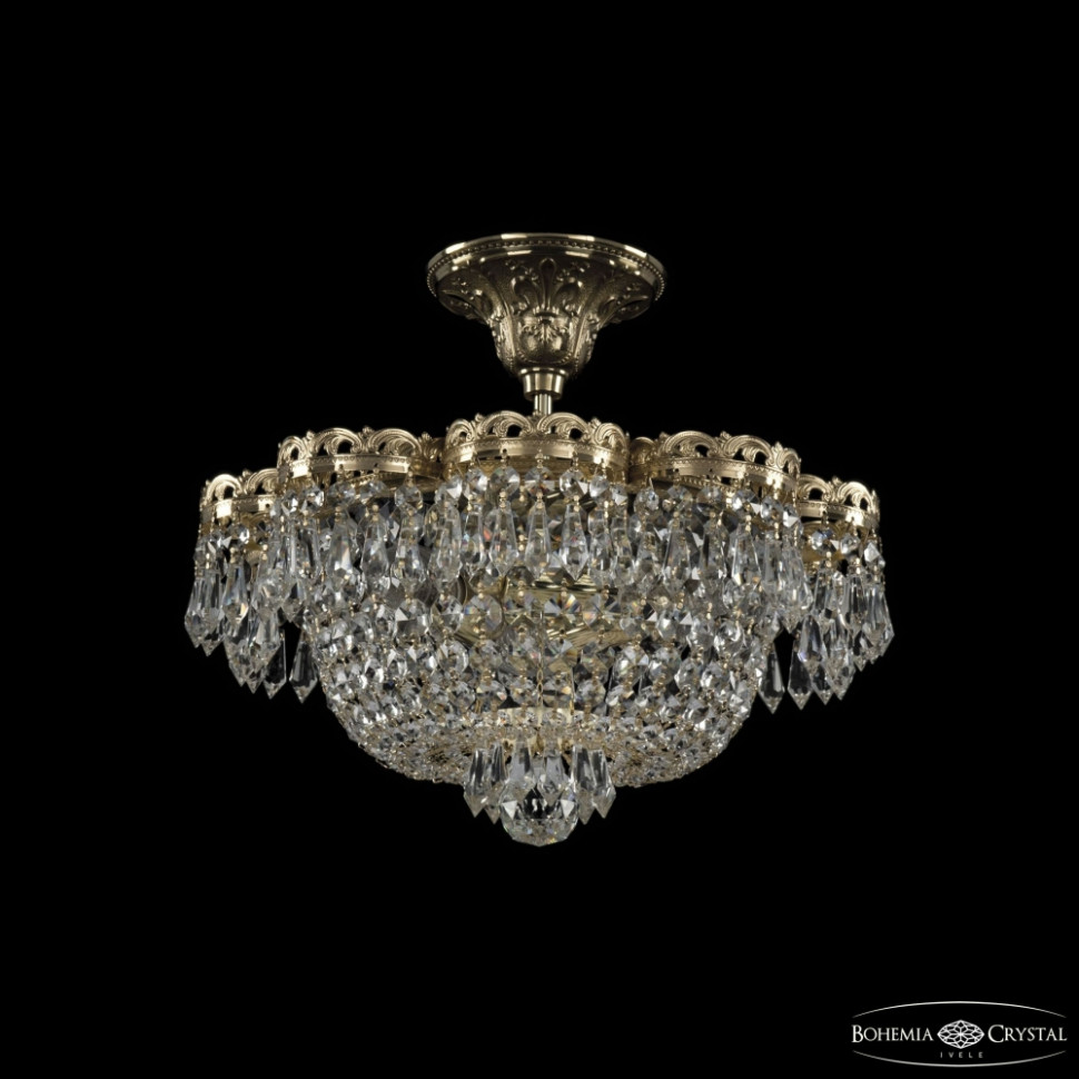 Люстра потолочная Bohemia Ivele Crystal 19301/35JB G потолочная люстра crystal lux sergio pl8 gold
