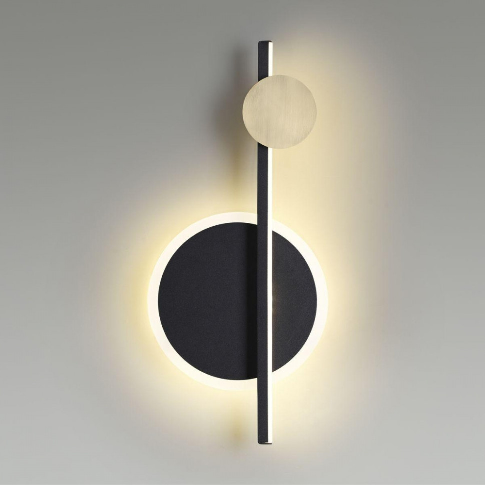Настенный светильник Lumion Chita 5608/17WL, цвет черный 5608/17WL - фото 2