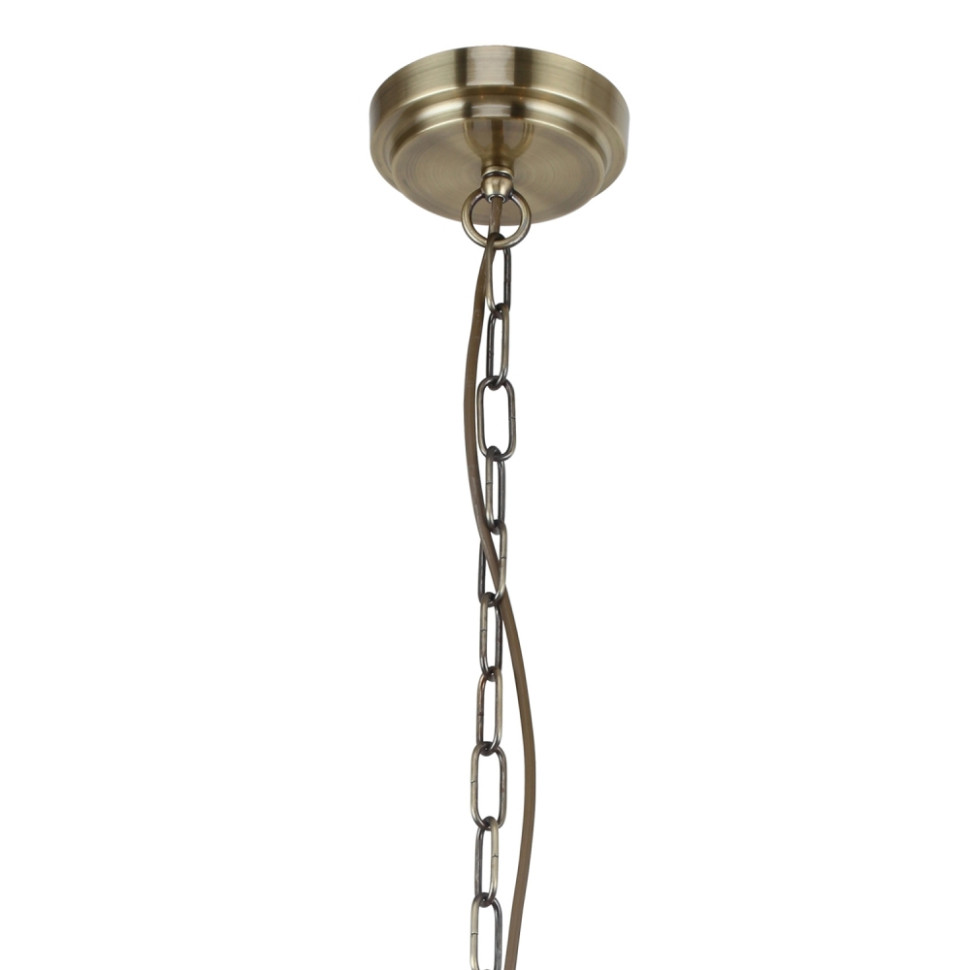 Люстра с лампочками, подвесная, комплект от Lustrof. №253848-617166, цвет античная бронза - фото 4