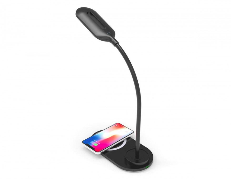 Светодиодная настольная лампа с беспроводной зарядкой Ambrella light Desk DE589, цвет черный - фото 3