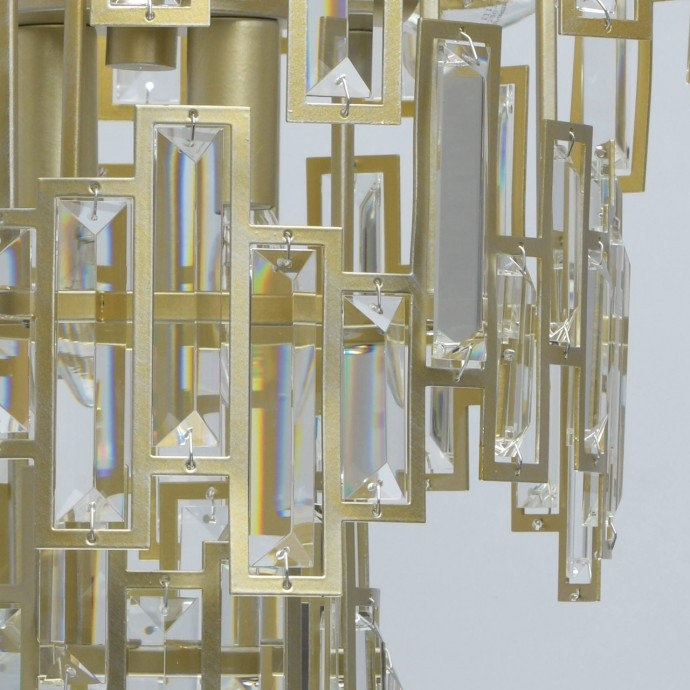 Потолочная люстра со светодиодными лампочками E14, комплект от Lustrof. №129405-667972, цвет золото - фото 4