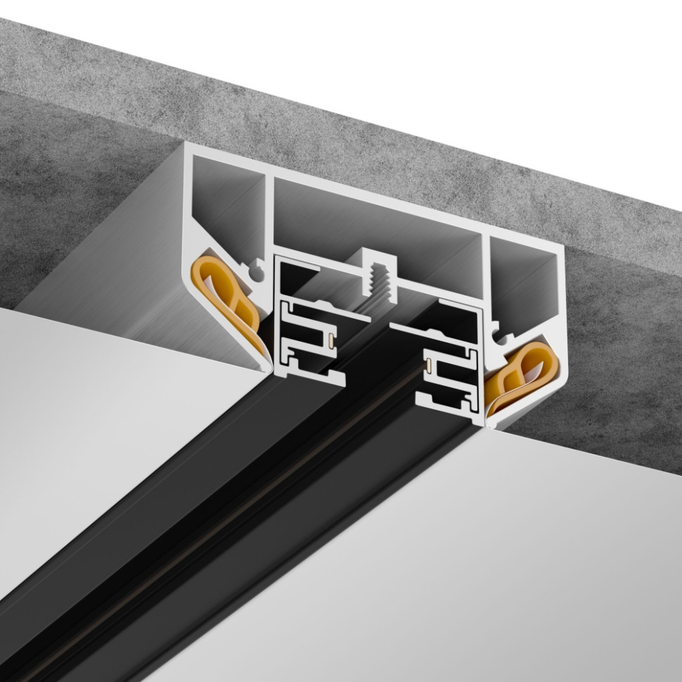 3м. Профиль для монтажа однофазного шинопровода в натяжной потолок Maytoni Accessories for tracks TRA001MP-11S - фото 3