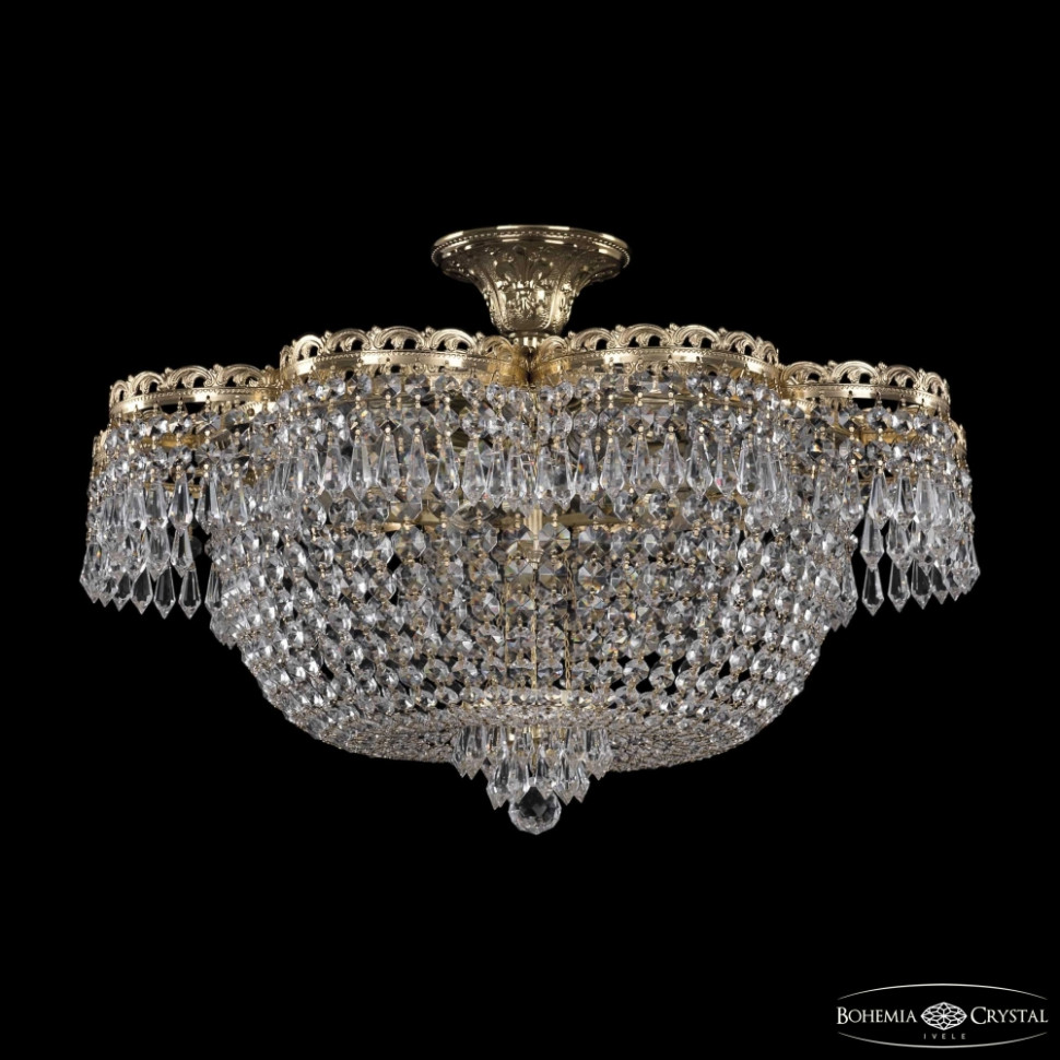 Люстра потолочная Bohemia Ivele Crystal 19301/55JB G потолочная люстра crystal lux sergio pl8 gold