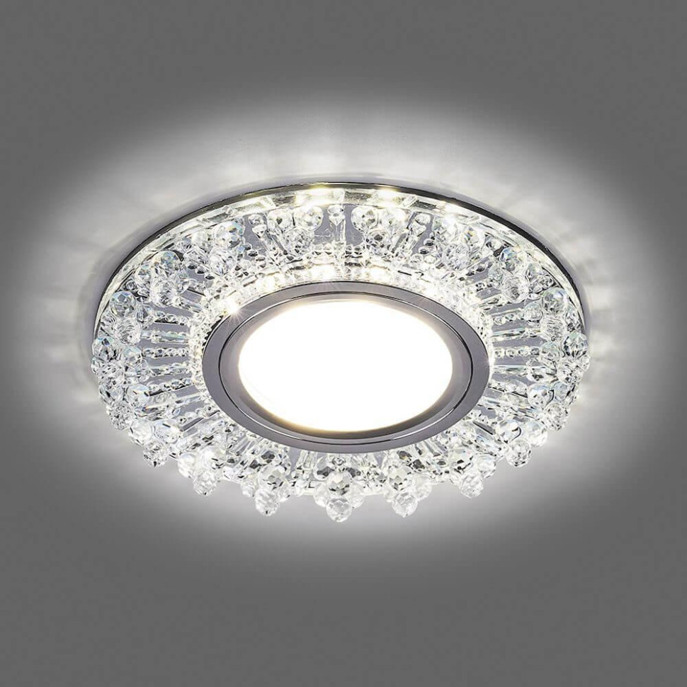 Встраиваемый светильник с LED подсветкой CD944 Feron (32992), цвет хром - фото 3