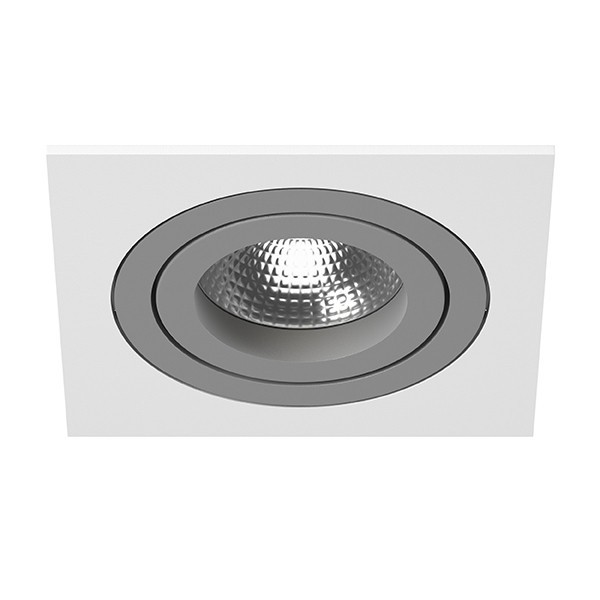 i51609 Встраиваемый точечный светильник Intero 16 Quadro Lightstar (комплект из 217516+217609), цвет белый - фото 1