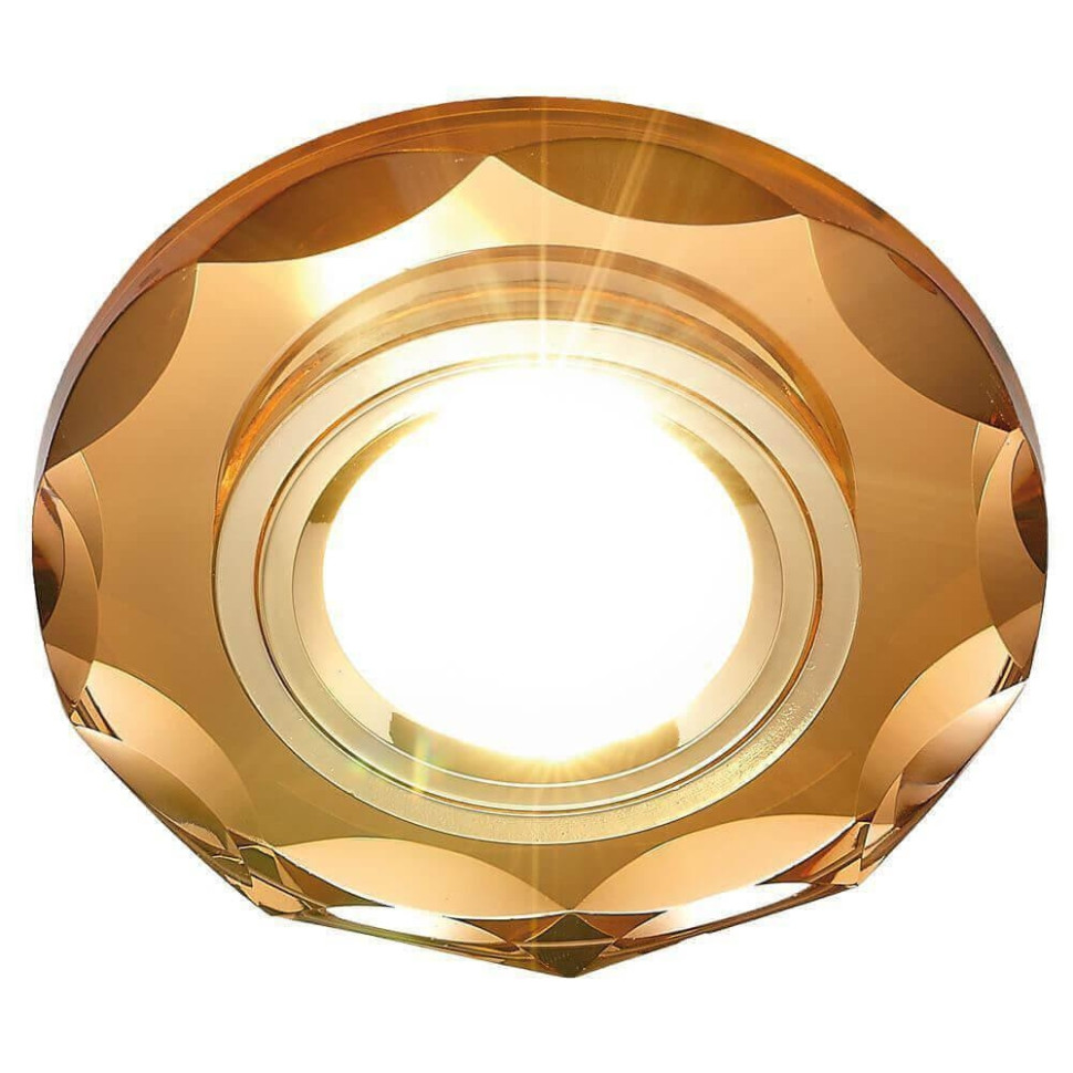 800 BR Встраиваемый светильник Ambrella light Classic, цвет золото - фото 1