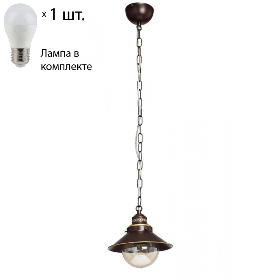 Светильник подвесной с лампочкой Omnilux OML-50406-01+Lamps
