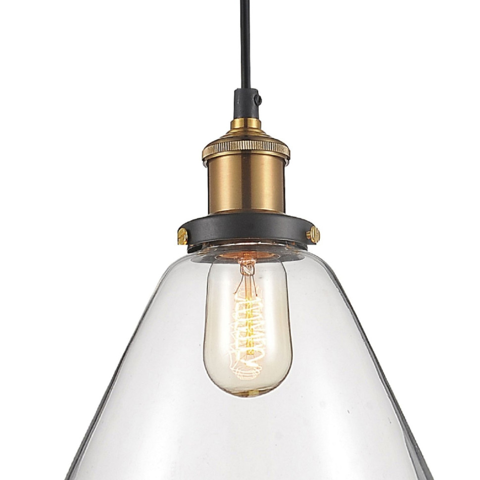 1875-1P Подвесной светильник Favourite Cascabel, цвет черный и античная бронза - фото 3