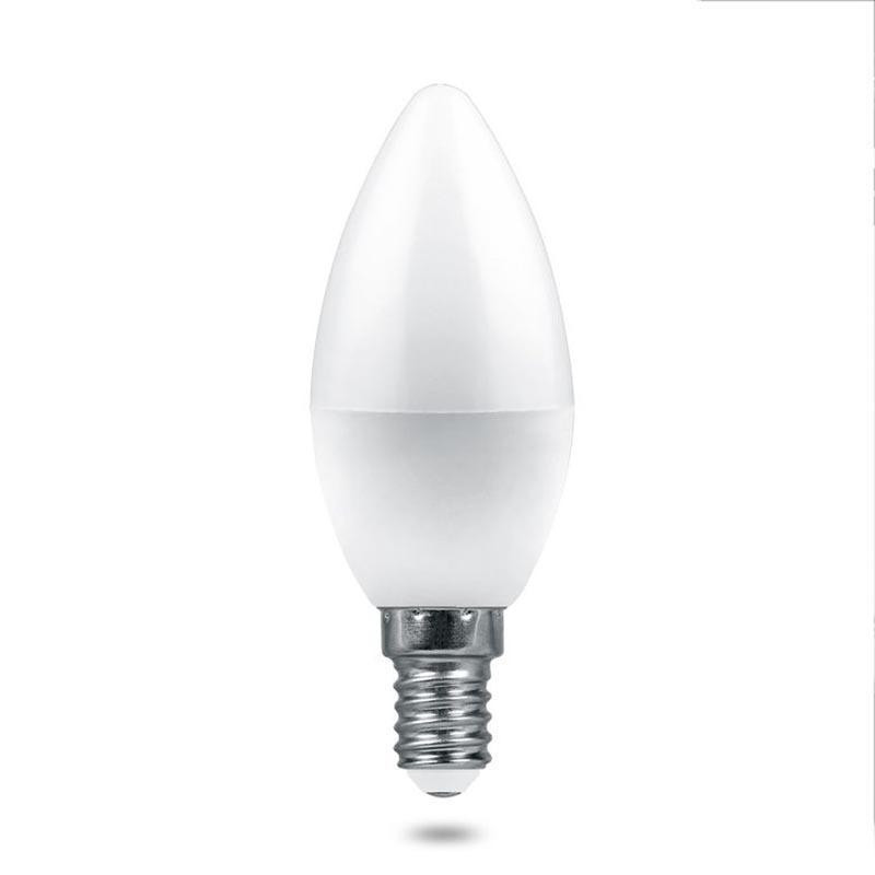 Лампа светодиодная Feron.PRO LB-1306 Свеча E14 6W 2700K 38044 алюминиевый профиль feron