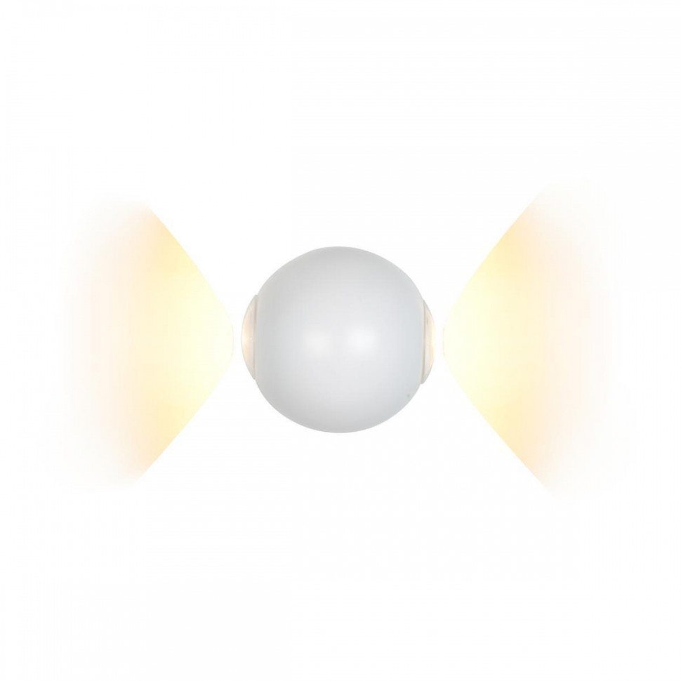 Настенный светильник iLedex Rainbow ZD8168-6W 3000K matt white бра iledex flexin w1118 2as wh