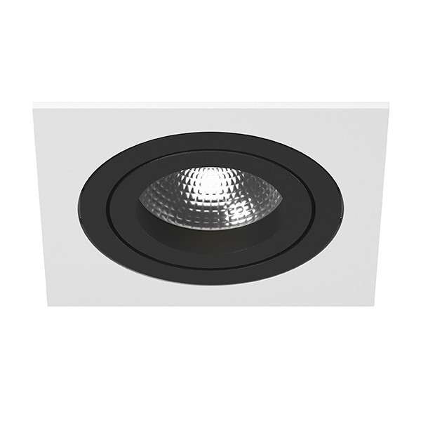 i51607 Встраиваемый точечный светильник Intero 16 Quadro Lightstar (комплект из 217516+217607) рамка lightstar domino quadro 214517