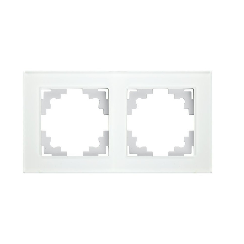 Рамка на 2 поста (белый) Катрин Stekker GFR00-7002-01 39255 рамка на 3 поста stekker катрин 39256
