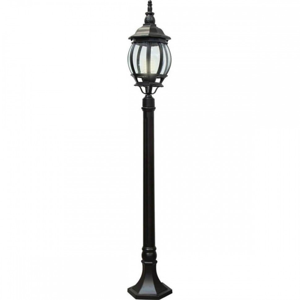 Cадово-парковый светильник на столбе Классика Feron 8110 (11106), цвет черный - фото 1