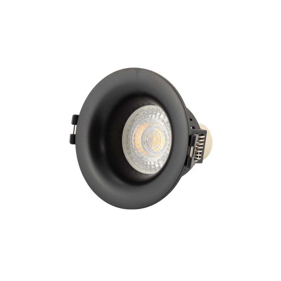 Точечный встраиваемый светильник Denkirs DK3024-BK, цвет черный - фото 1