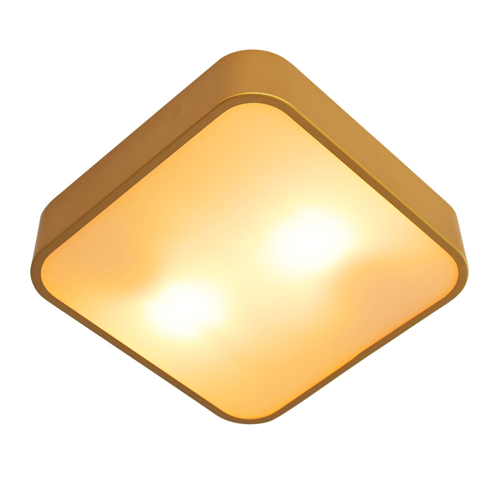 Светильник потолочный в наборе с 2 Led лампами. Комплект от Lustrof №618824-708547, цвет золото - фото 1