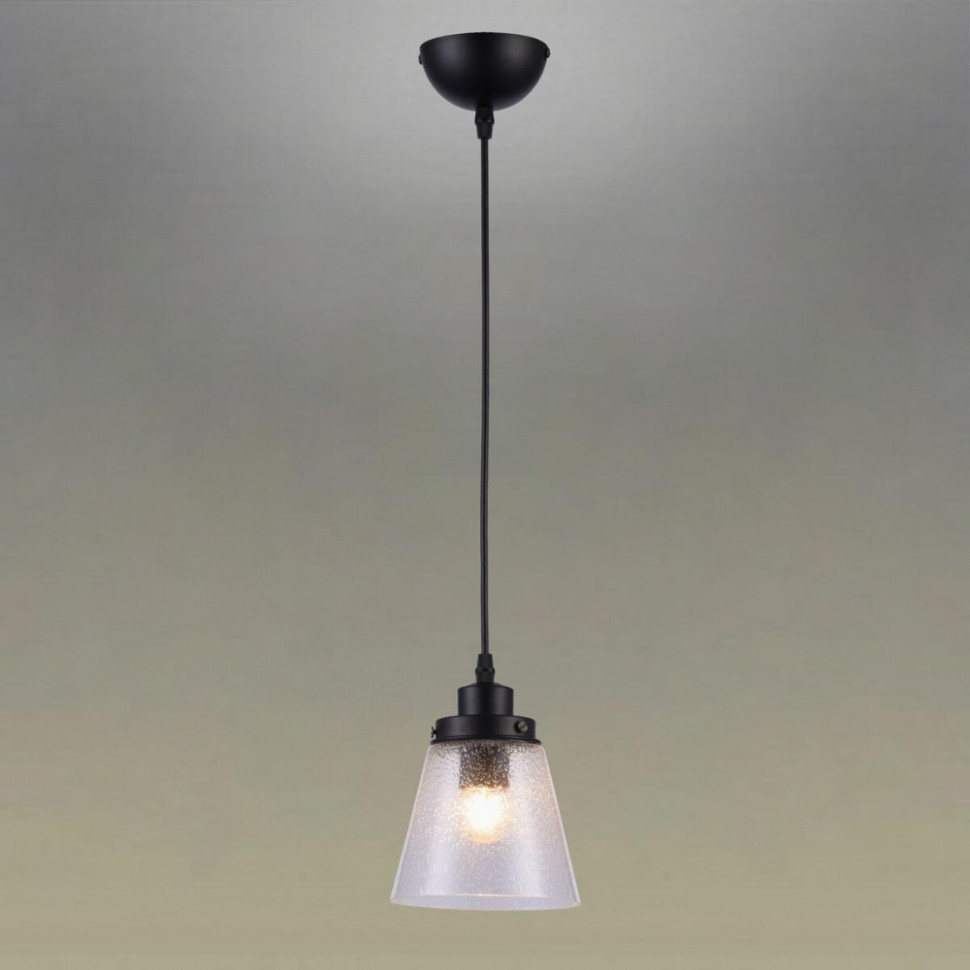 Светильник подвесной с лампочкой Omnilux OML-51006-01+Lamps, цвет черный OML-51006-01+Lamps - фото 3