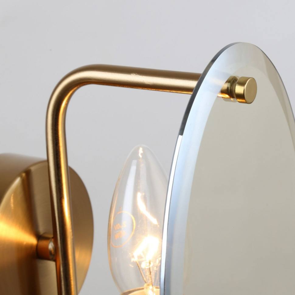 Светильник с лампочками настенный, комплект от Lustrof. №605014-617535, цвет латунь - фото 2