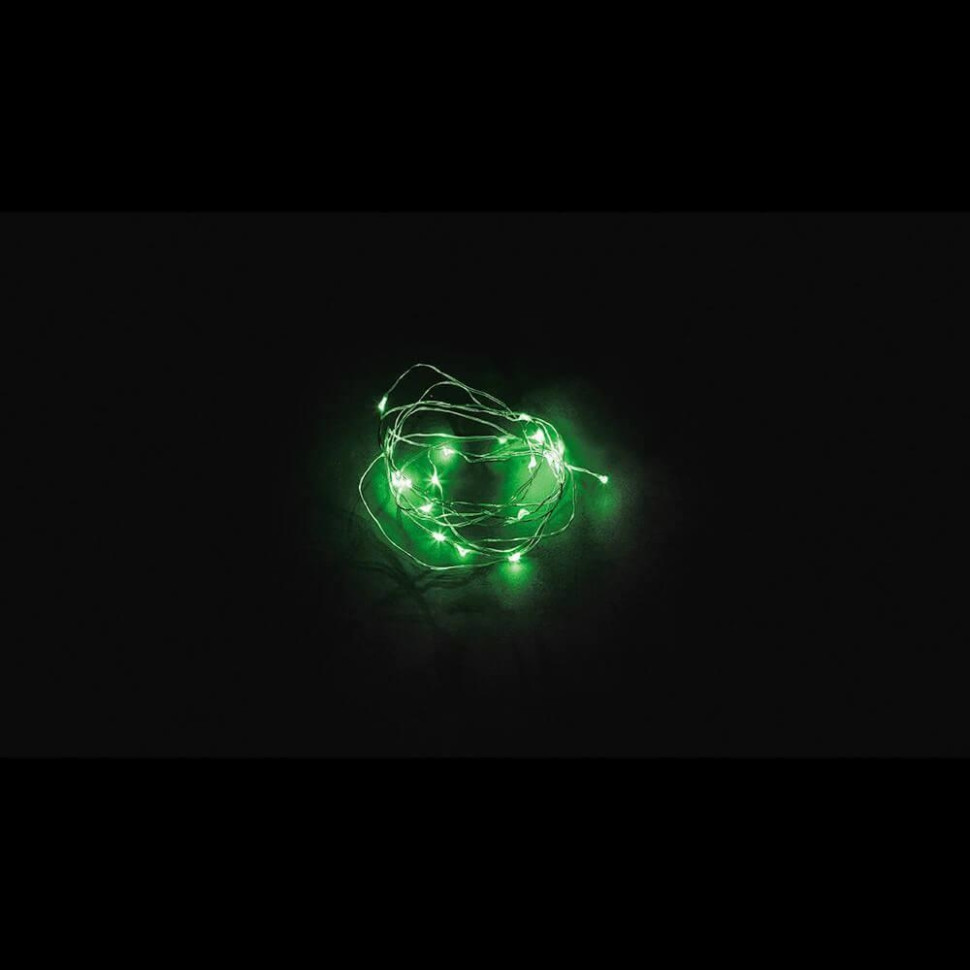 Светодиодная гирлянда Feron CL570 линейная зеленый 2м + 0.5м с питанием от батареек 32366 гирлянда роса 2 м 20 диодов зеленый