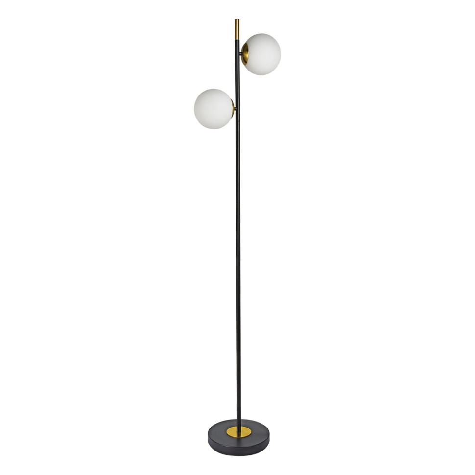 Торшер Arte Lamp ALCOR A2224PN-2BK, цвет черный