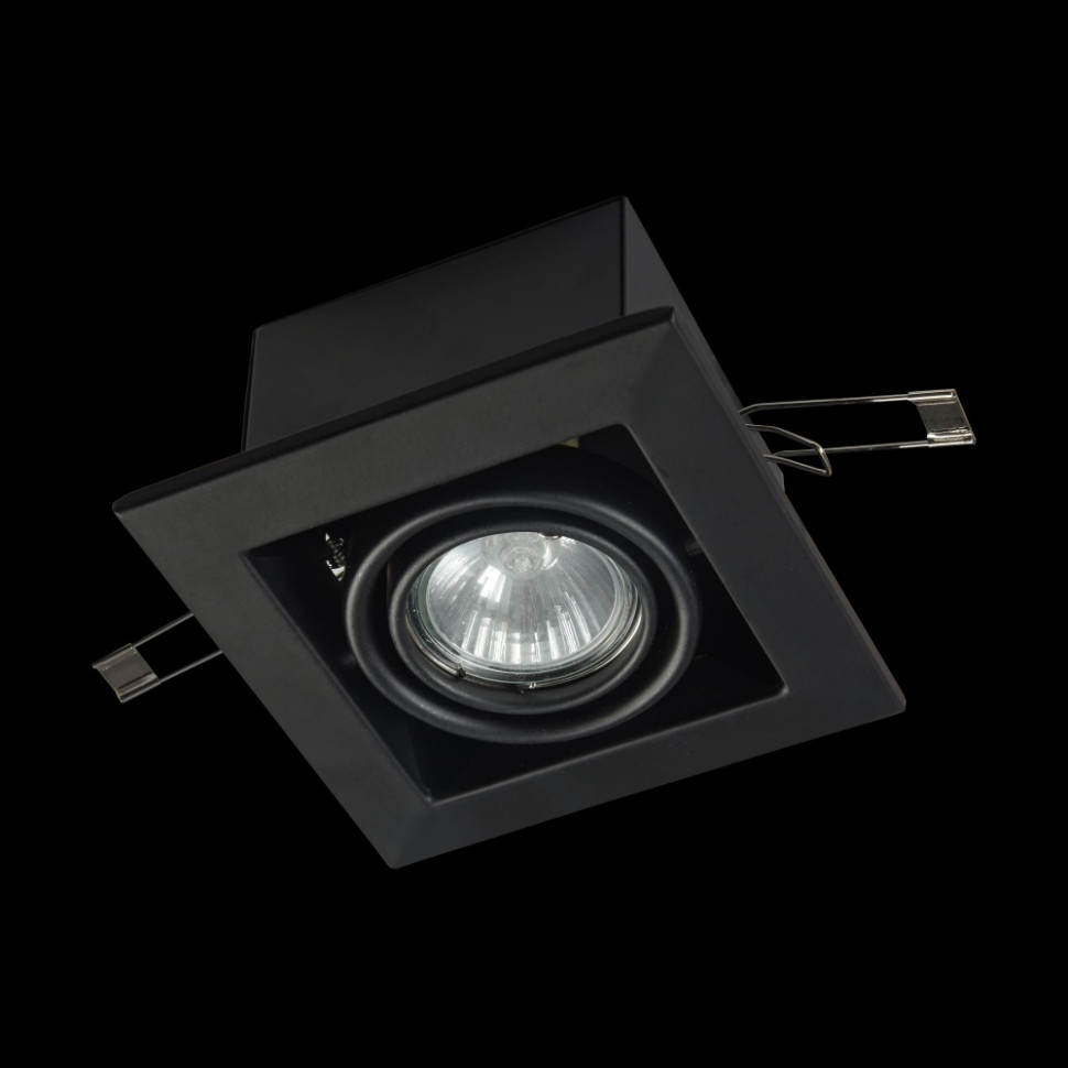 DL008-2-01-B Встраиваемый светильник Maytoni Metal, цвет черный - фото 2