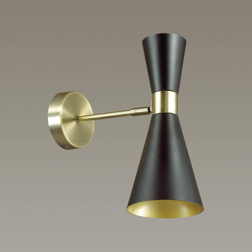 Бра со светодиодной лампочкой E14, комплект от Lustrof. №120151-627261, цвет бронза - фото 4