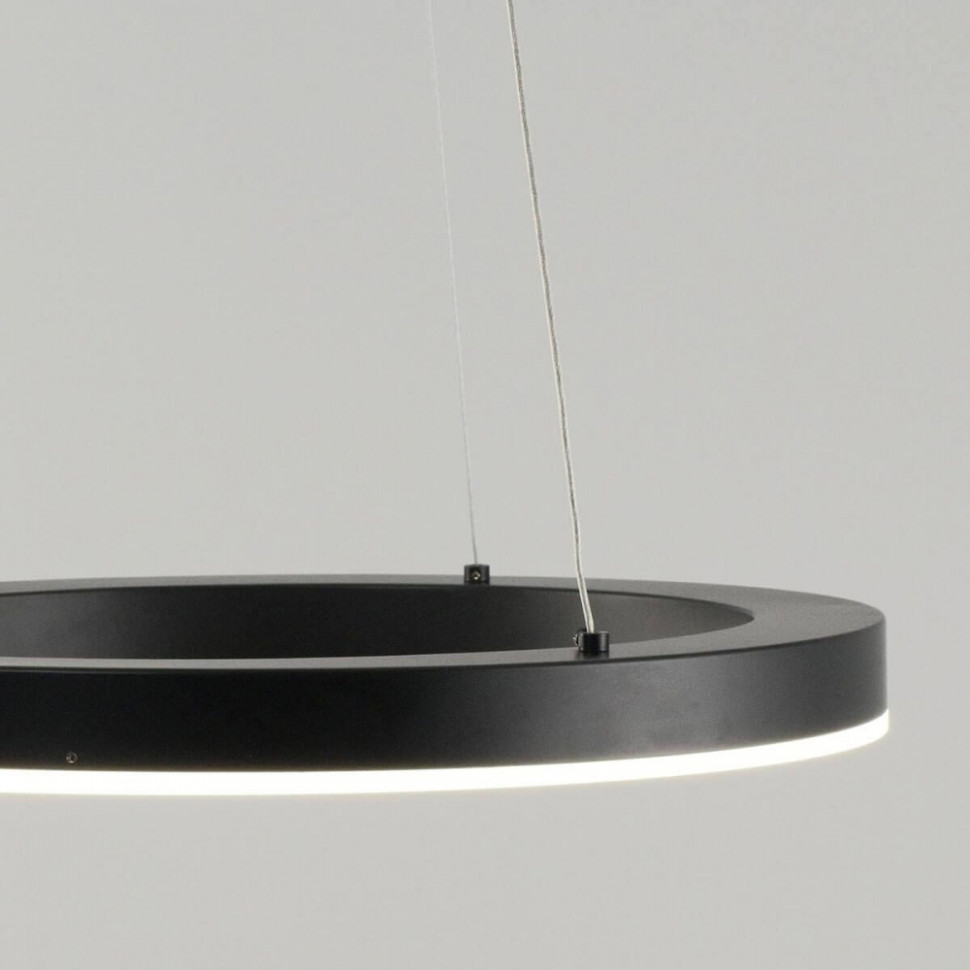 Подвесной светодиодный светильник Moderli Bona V1751-PL, цвет черный - фото 4