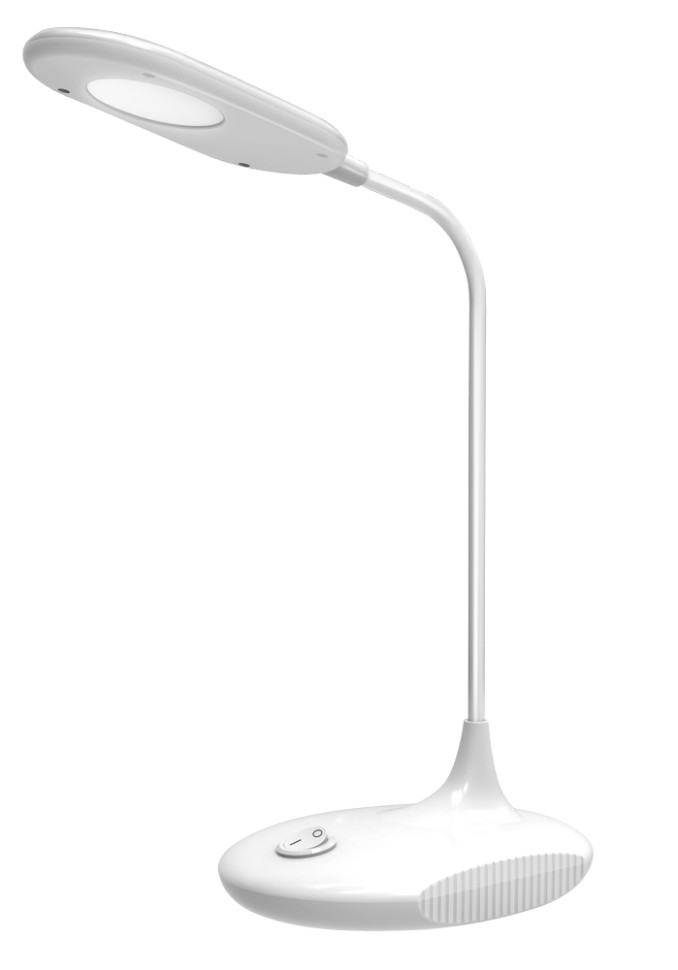 Настольный светильник Ultraflash UF-711 C01 белый 13779 прихожая ливерпуль белый ясень ваниль