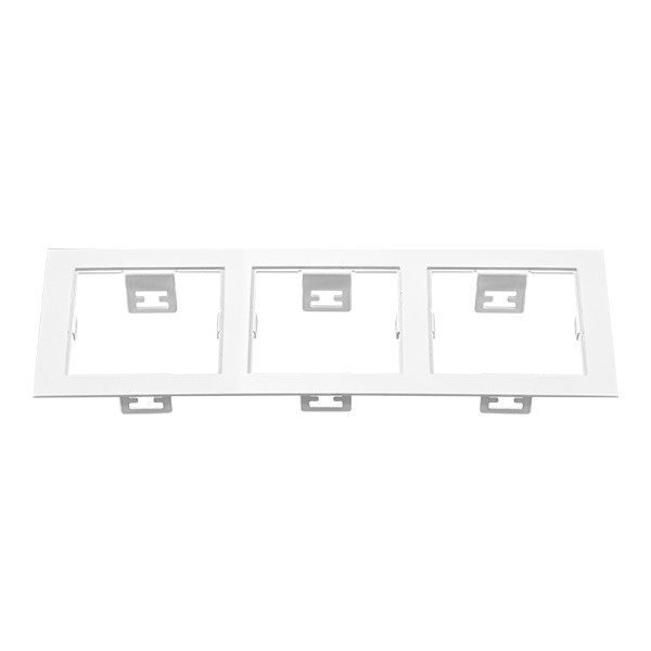 214536 Рамка для трех встраиваемых светильников Lightstar Triple Quadro серии Domino рамка lightstar domino 214636