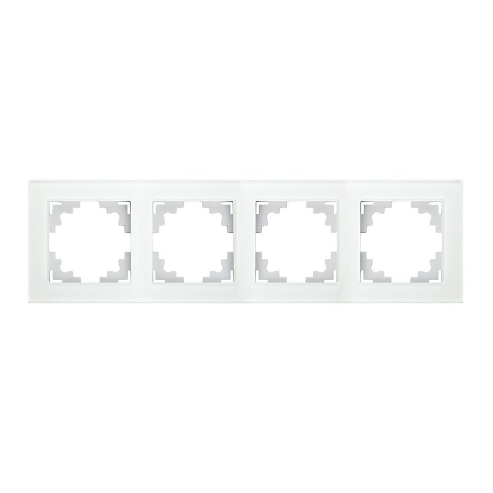Рамка на 4 поста (белый) Катрин Stekker GFR00-7004-01 39257 рамка на 3 поста stekker эрна 39242