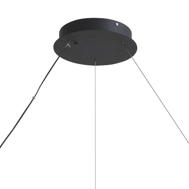Подвесная светодиодная люстра Lumien Hall Belgin  LH8030/1PM-SBK, цвет песочный черный LH8030/1PM-SBK - фото 3
