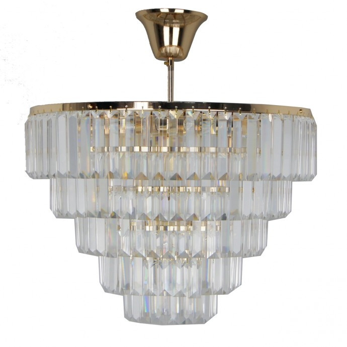 Потолочная люстра со светодиодными лампочками E14, комплект от Lustrof. №143109-667980, цвет золото - фото 1