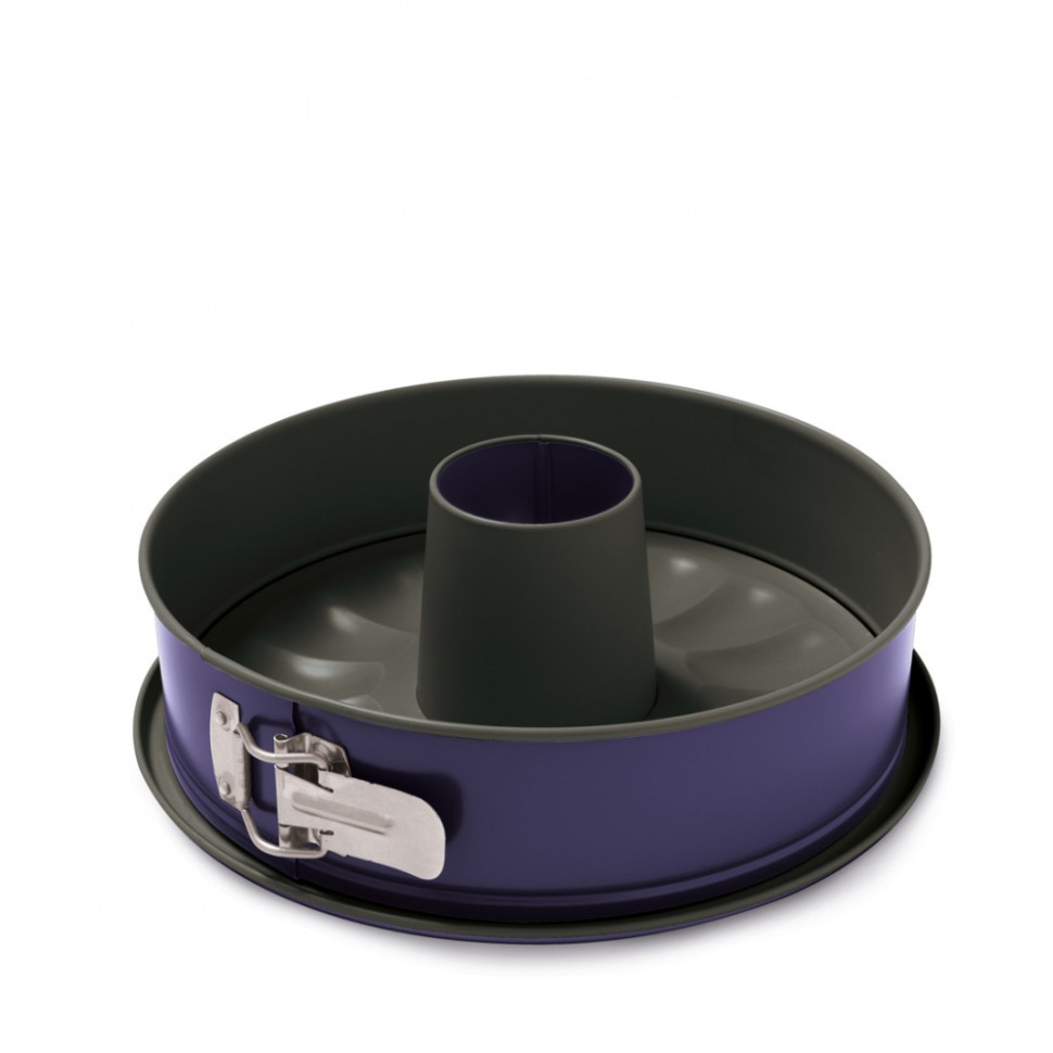 Форма для выпечки круглая разъемная со сменным дном фиолетовая, Bon Ton Guardini 26 см (70226PULBHEE)