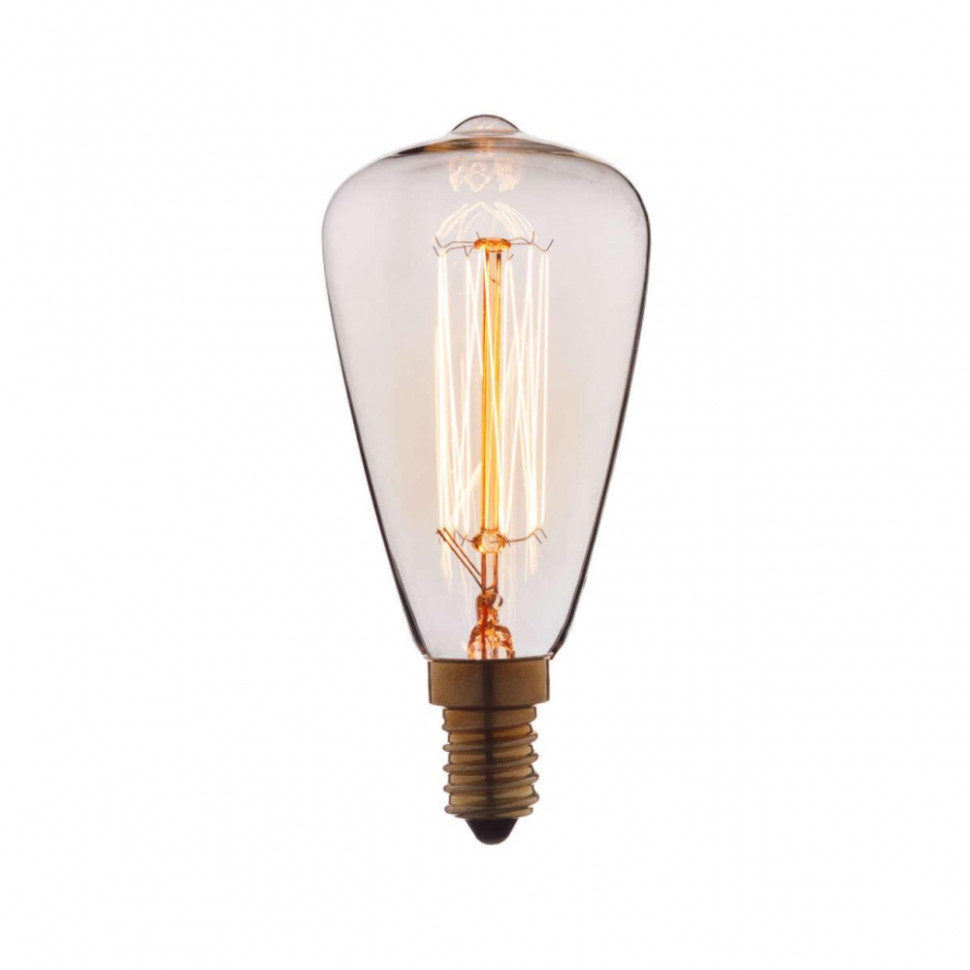 Ретро лампа E14 60W Edison Bulb Loft It 4860-F, цвет желтый