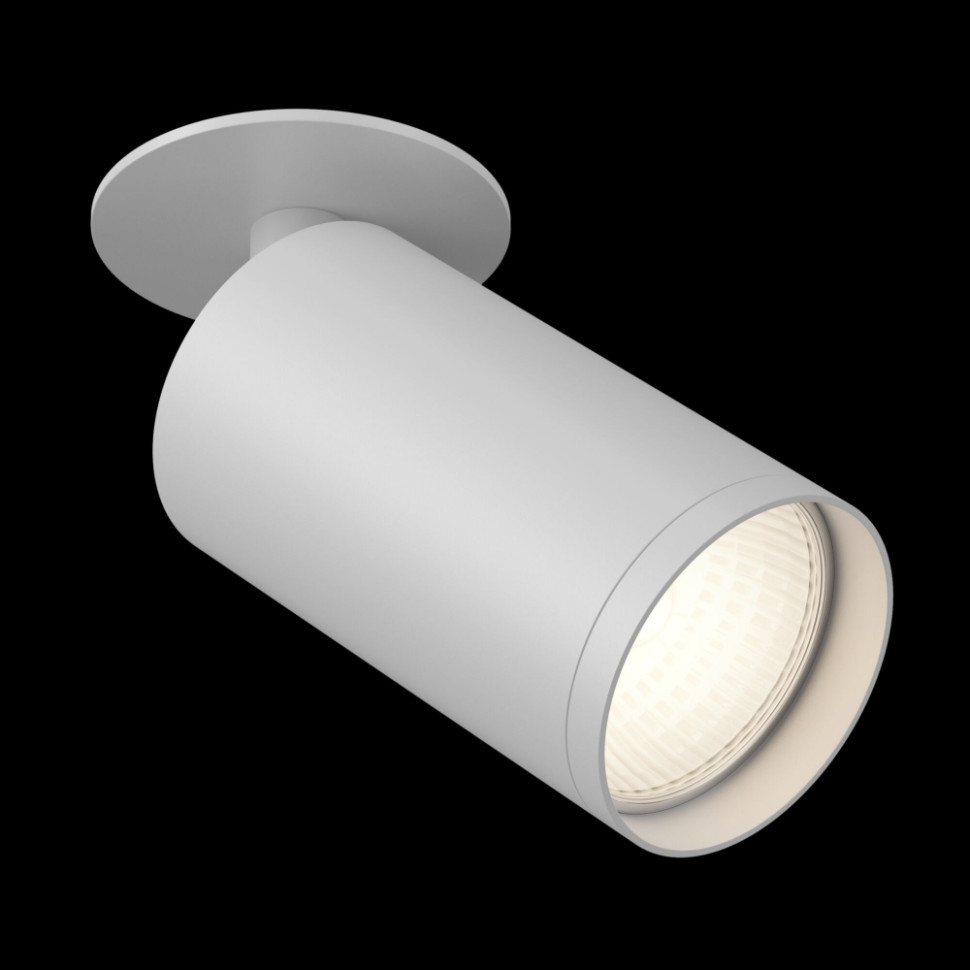 Встраиваемый светильник Maytoni FOCUS S C049CL-1W (C049CL-01W+TRA020-01W), цвет белый - фото 4