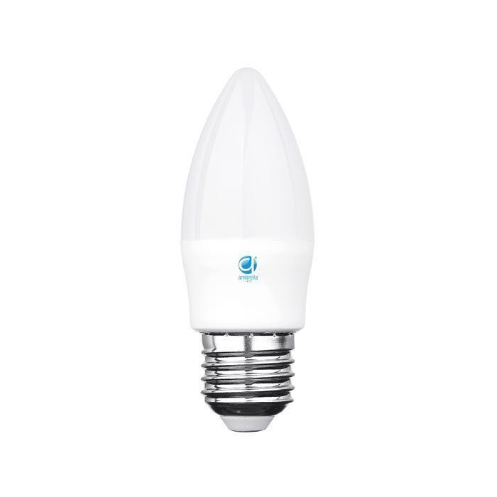 Светодиодная лампа E27 6W 3000К (теплый) C37L-PR Present Ambrella light (206127)