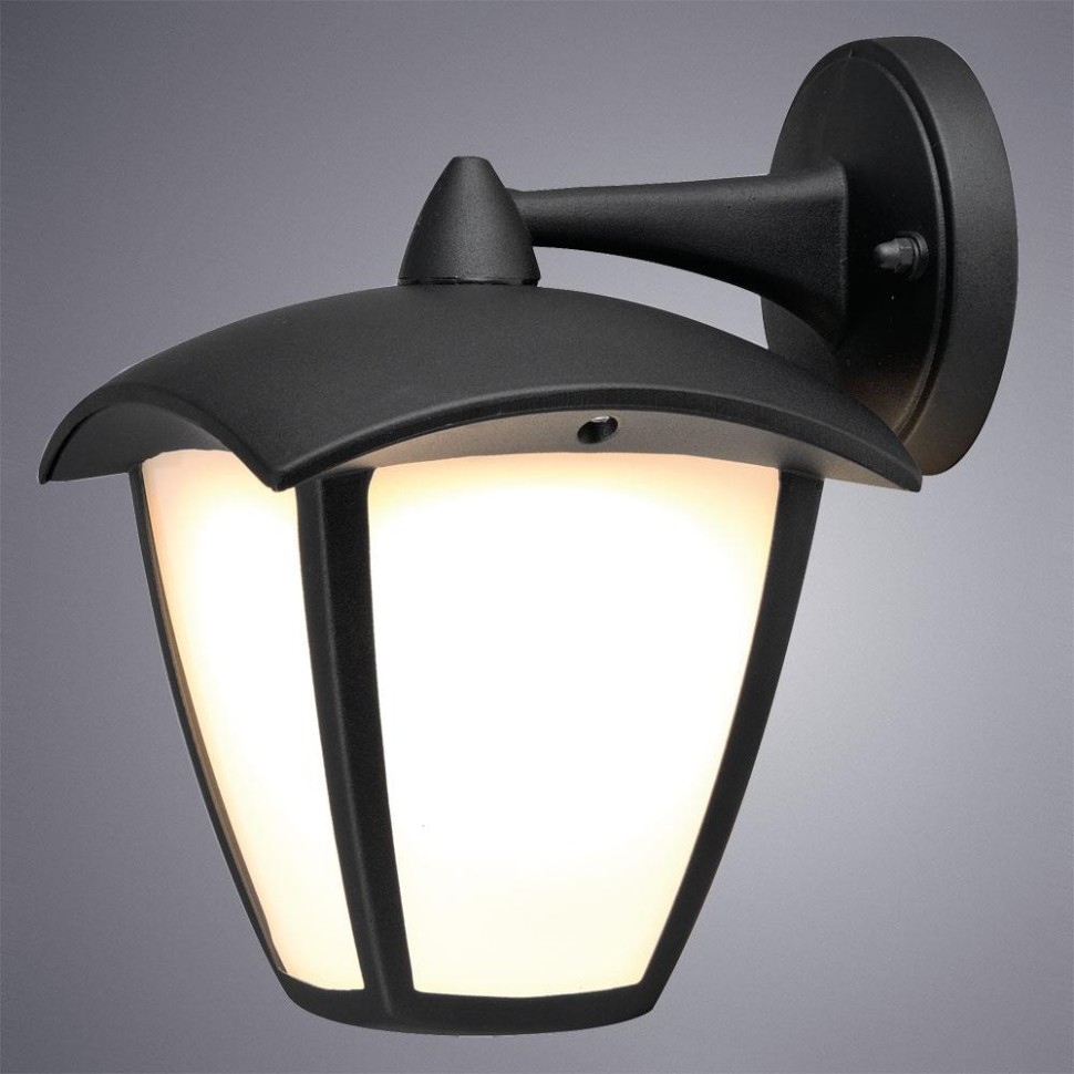 A2209AL-1BK Уличный настенный светодиодный светильник Arte Lamp Savanna, цвет черный - фото 2