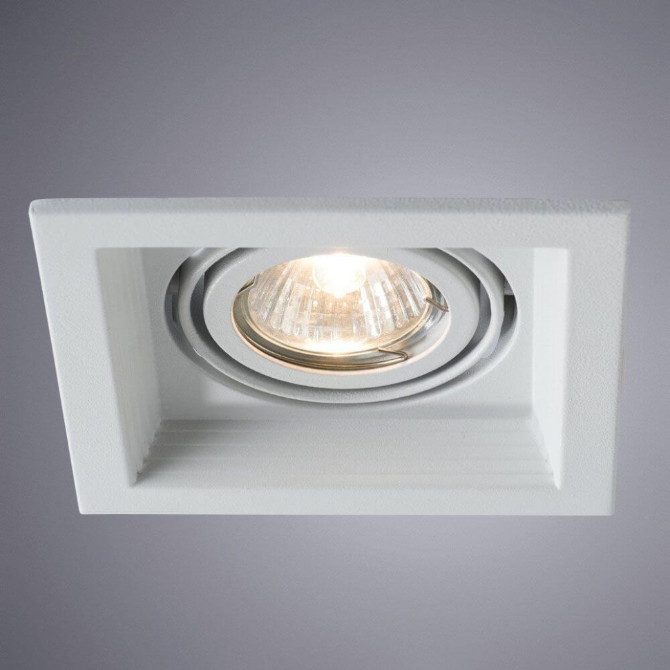 Встраиваемый светильник Arte Lamp Canis A6661PL-1WH теневой профиль под натяжной потолок arte lamp gap a650206p