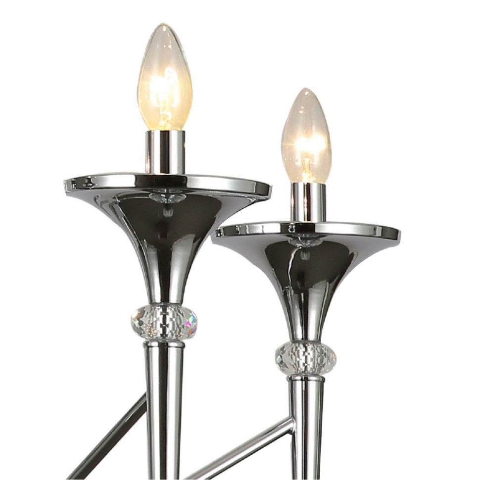 Люстра с лампочками, подвесная, комплект от Lustrof. №299909-617180, цвет хром - фото 3