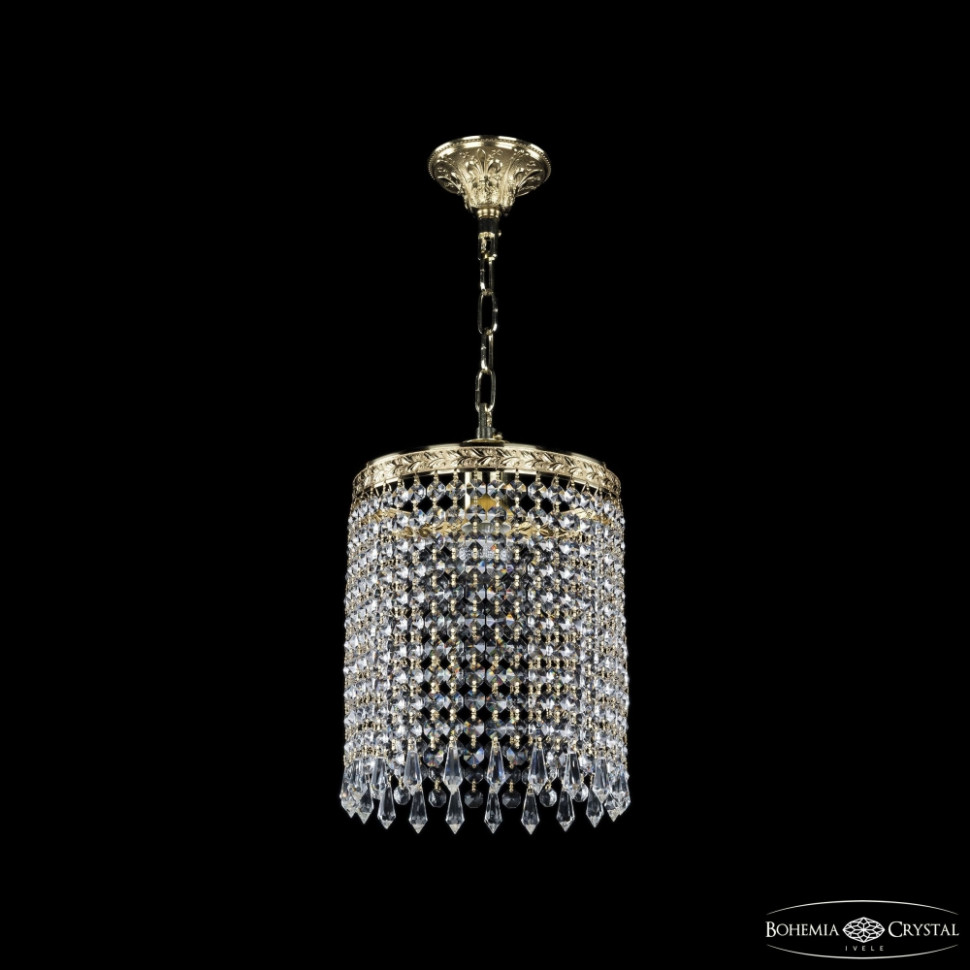 Подвесной светильник Bohemia Ivele Crystal 19201/20IV G Drops, цвет золото 19201/20IV G Drops - фото 1