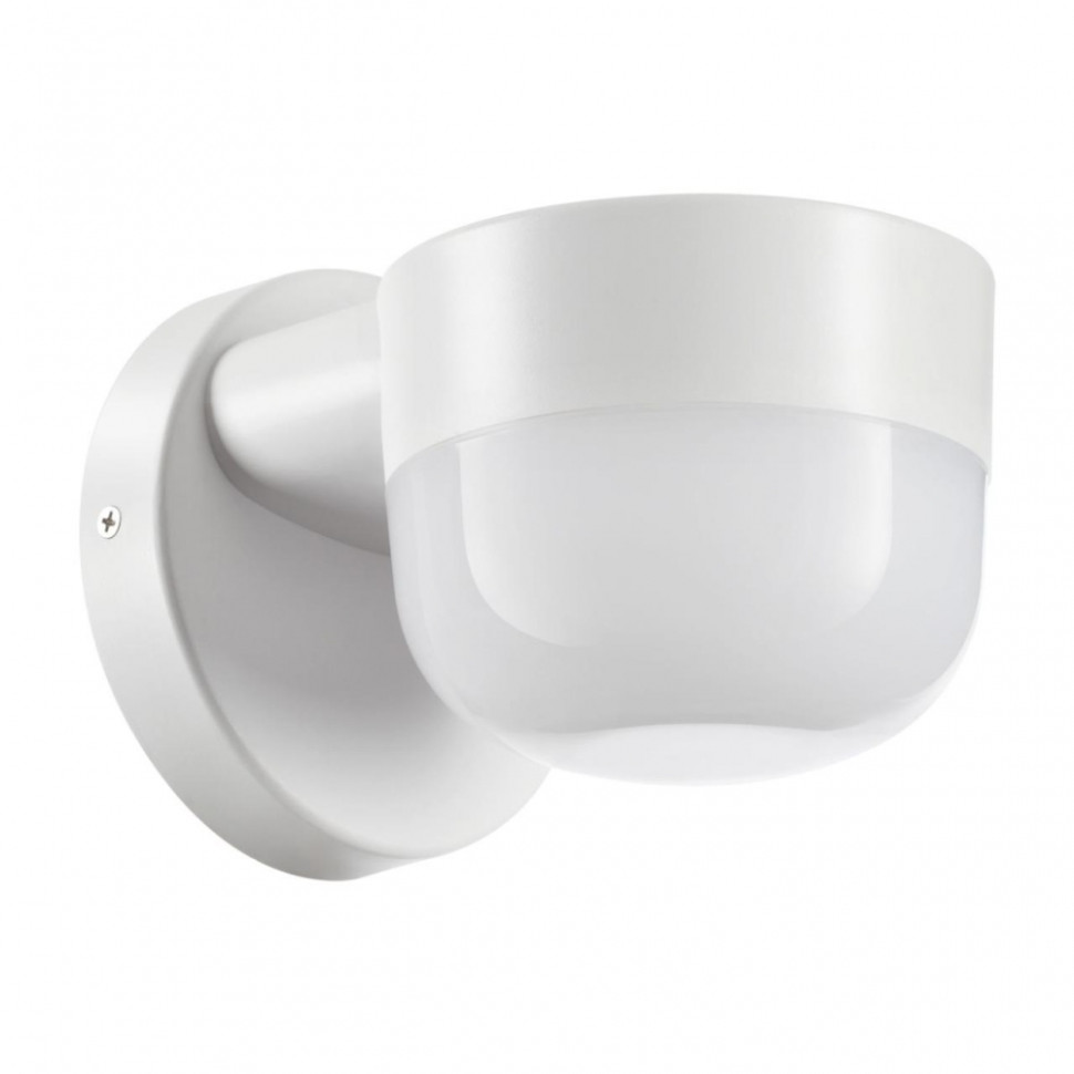 Уличный настенный светодиодный светильник Novotech Opal 358450, цвет белый - фото 1