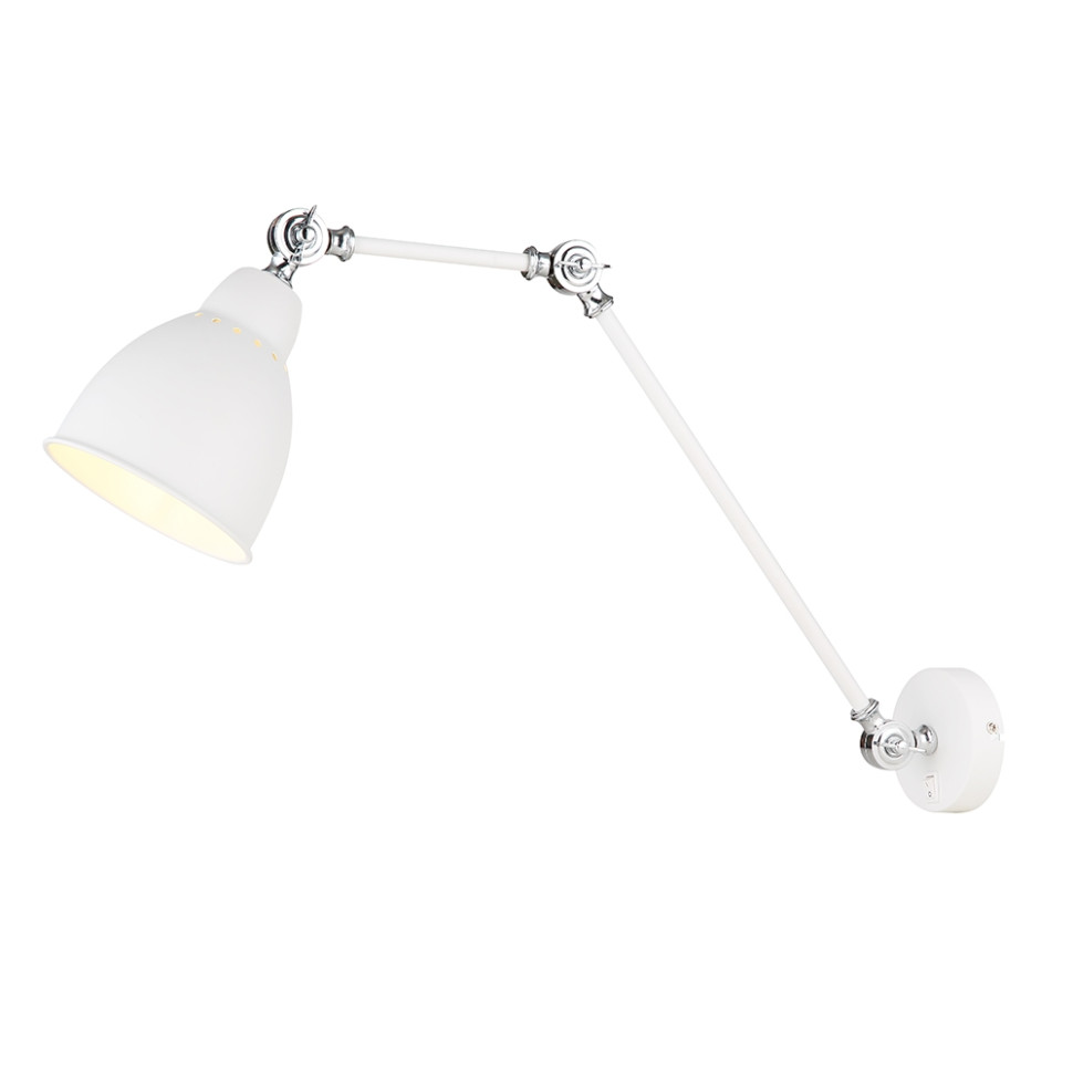 Спот Arte Lamp Braccio A2055AP-1WH парковый светильник arte lamp bremen a1016pa 1bk