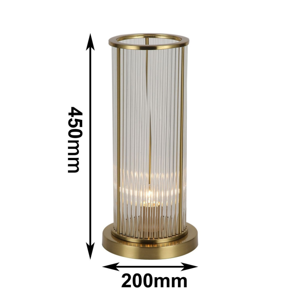 Настольная лампа со светодиодной лампочкой, комплект от Lustrof. №303349-618268, цвет медный - фото 3