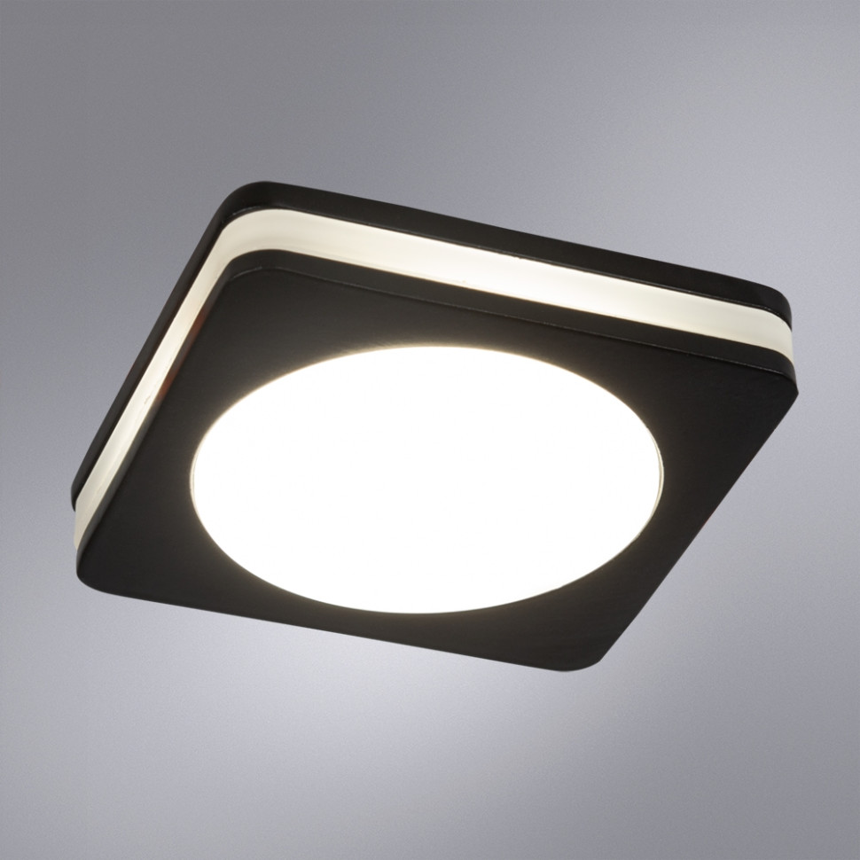 Светильник встраиваемый Arte Lamp TABIT A8432PL-1BK, цвет белый - фото 2