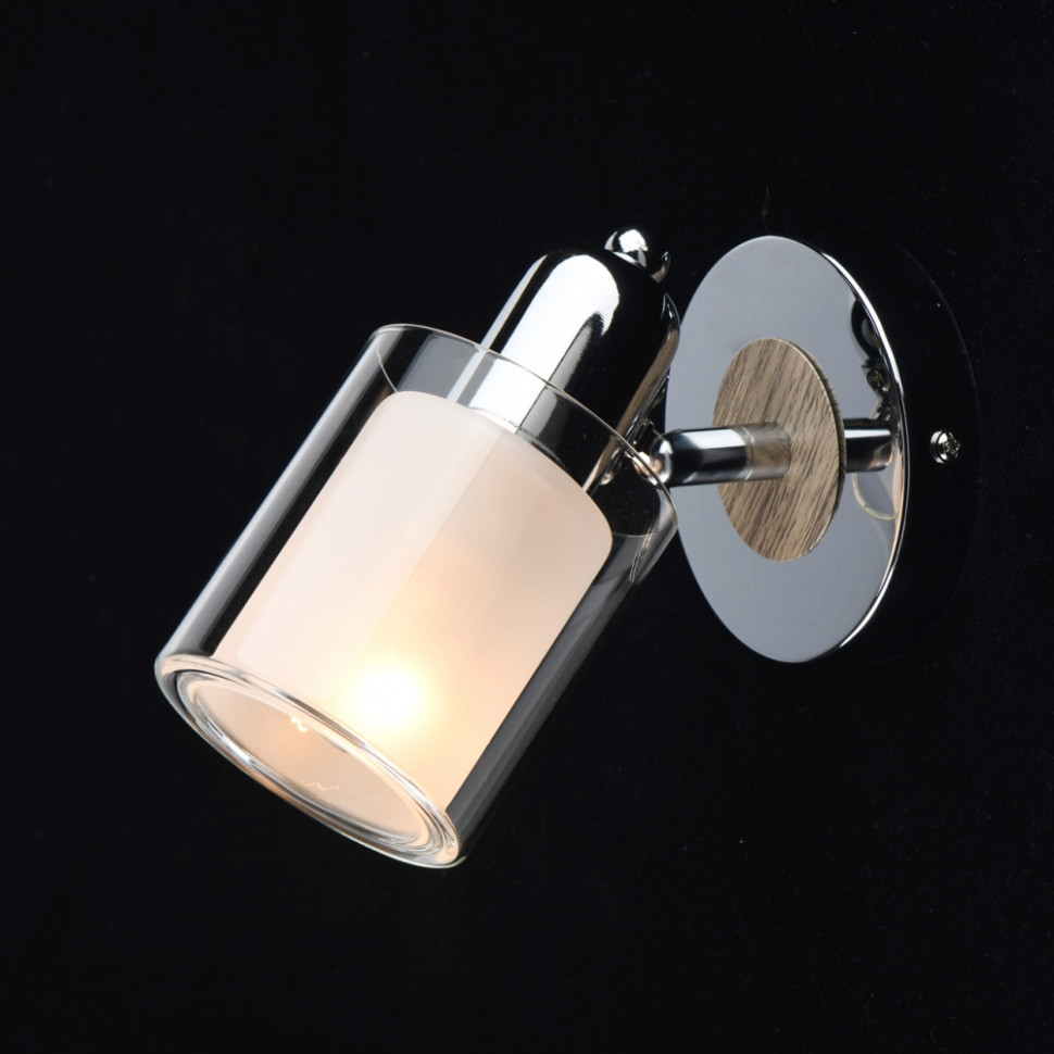 Бра со свeтодиодной лампочкой E14, комплект от Lustrof. №196750-667896, цвет хром - фото 3