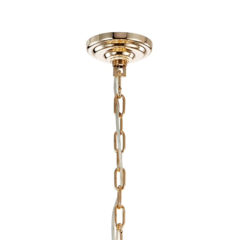 Люстра с лампочками, подвесная, комплект от Lustrof. №332907-617353, цвет золотая гальваника - фото 4