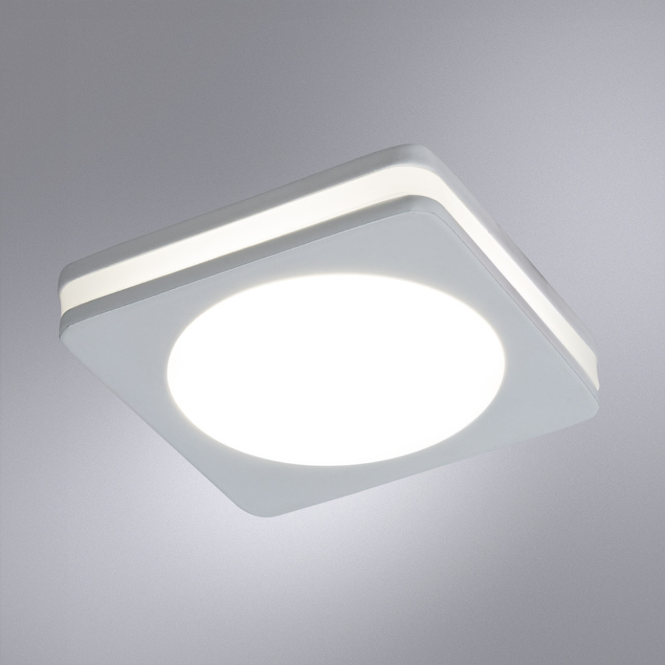 Светильник встраиваемый Arte Lamp TABIT A8432PL-1WH, цвет белый - фото 2