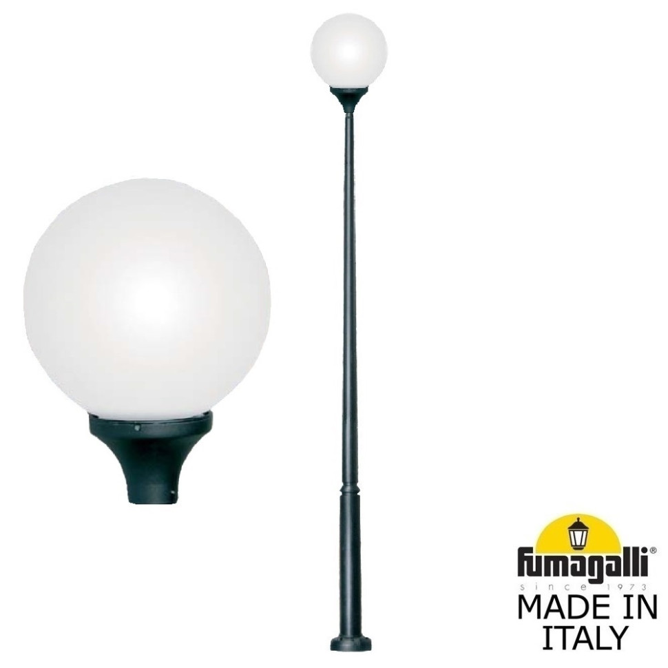 Парковый фонарь Fumagalli EKTOR/Globe 400 Modern G41.372.000.AYE27 уличный фонарь на столб fumagalli globe 400 g40 000 000 aye27