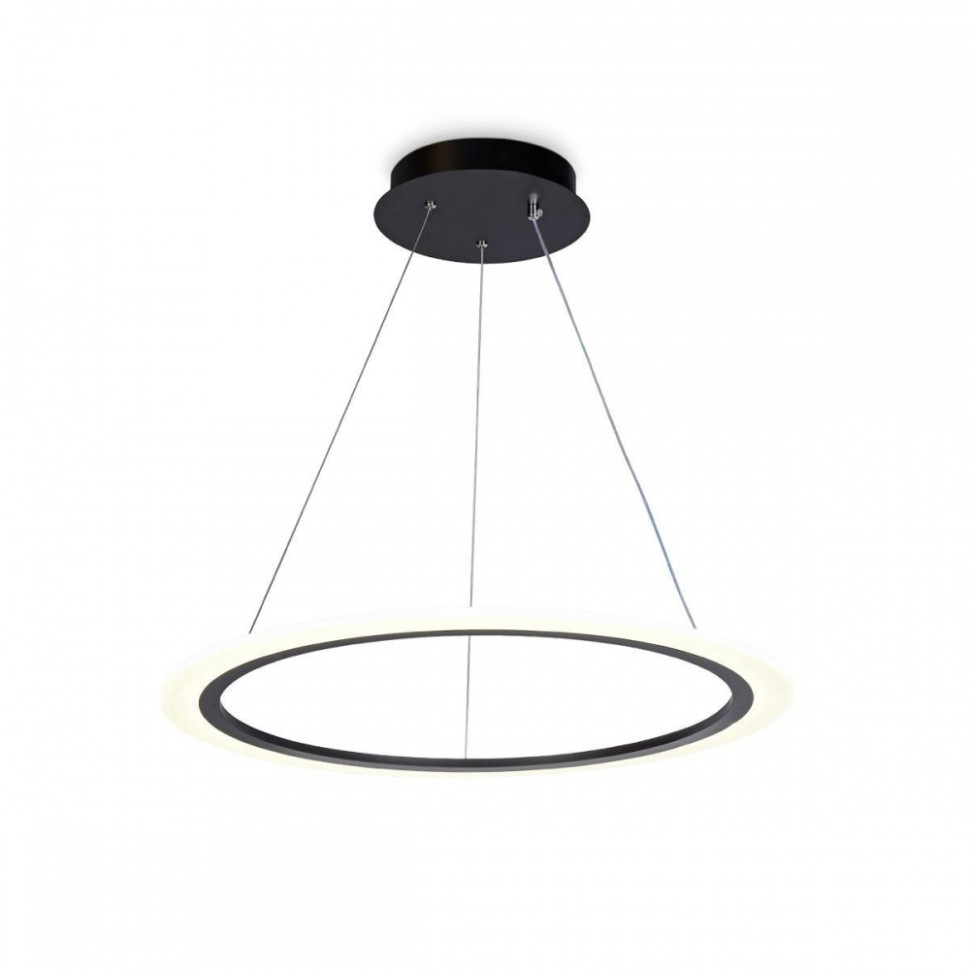 Умный подвесной светильник с пультом ДУ Acrylica Ambrella light FA4343, цвет черный - фото 1
