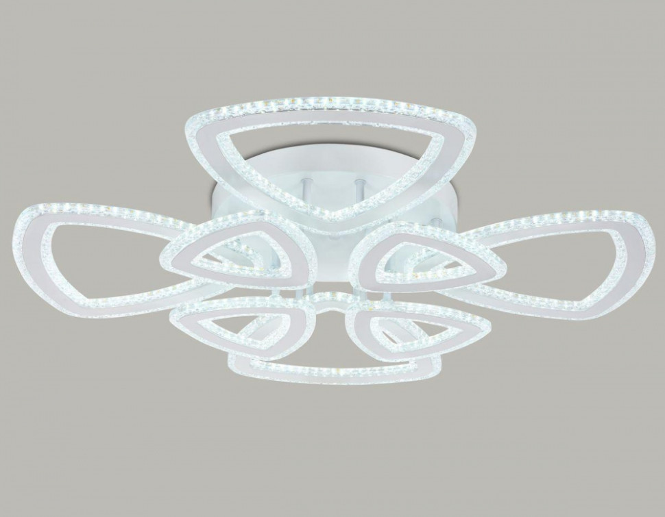 Умная потолочная люстра с пультом ДУ Ambrella light Acrylica Original FA8863, цвет белый - фото 3