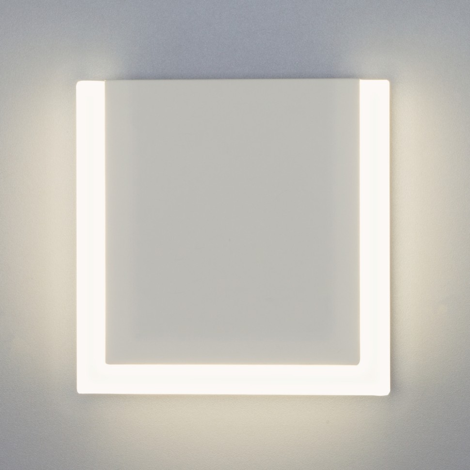 Настенный светодиодный светильник Eurosvet Radiant 40146/1 LED белый (a046168) 40146/1 LED / настенный светильник / белый - фото 1